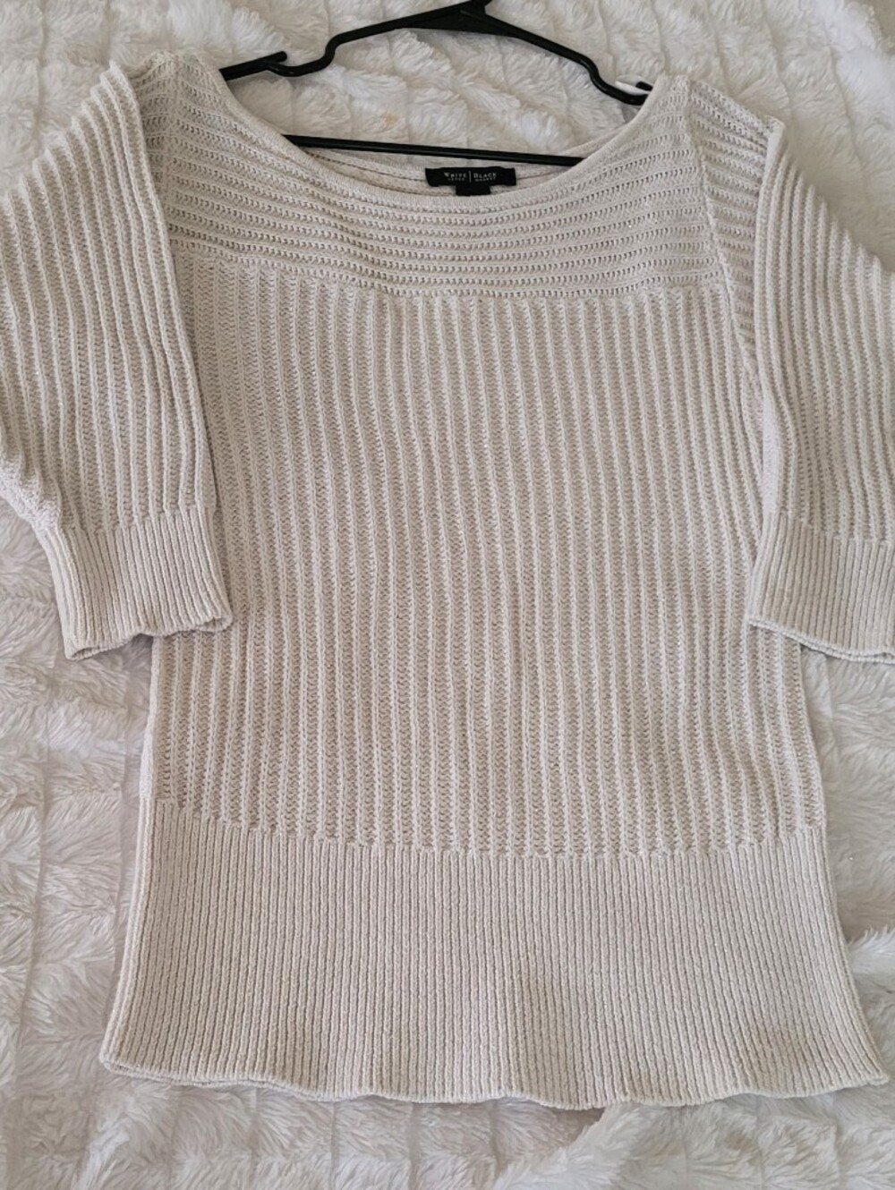 White House Black Market Ribbed Sweater EUC
